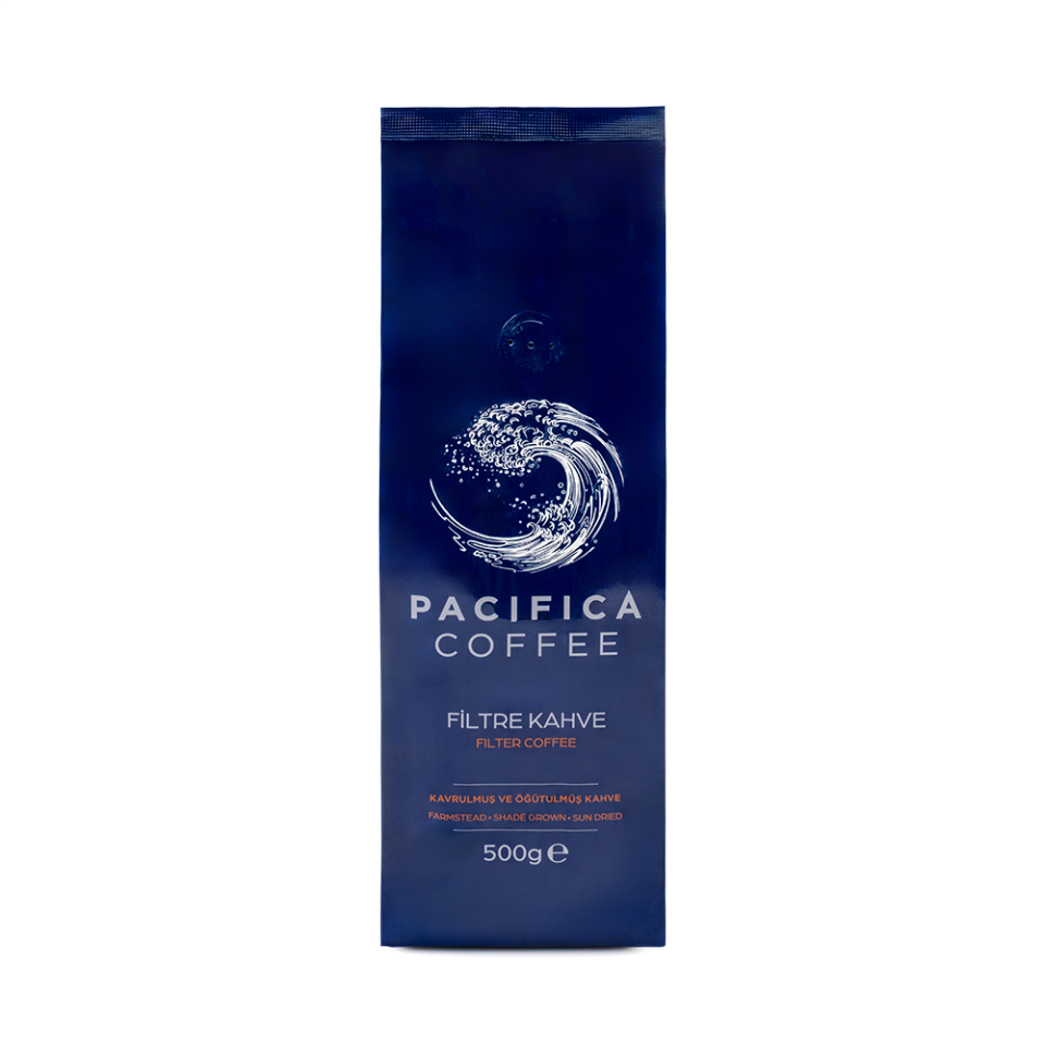 Coffee Pacifica Öğütülmüş Filtre Kahve (500 gr Poşet)