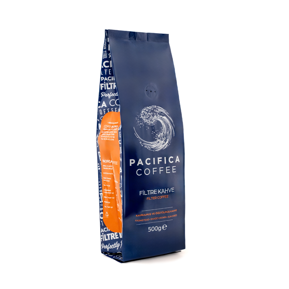 Pacifica Coffee Öğütülmüş Filtre Kahve (500 gr Poşet)