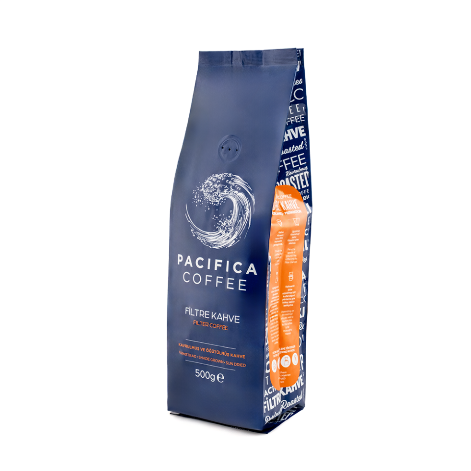 Coffee Pacifica Öğütülmüş Filtre Kahve (500 gr Poşet)