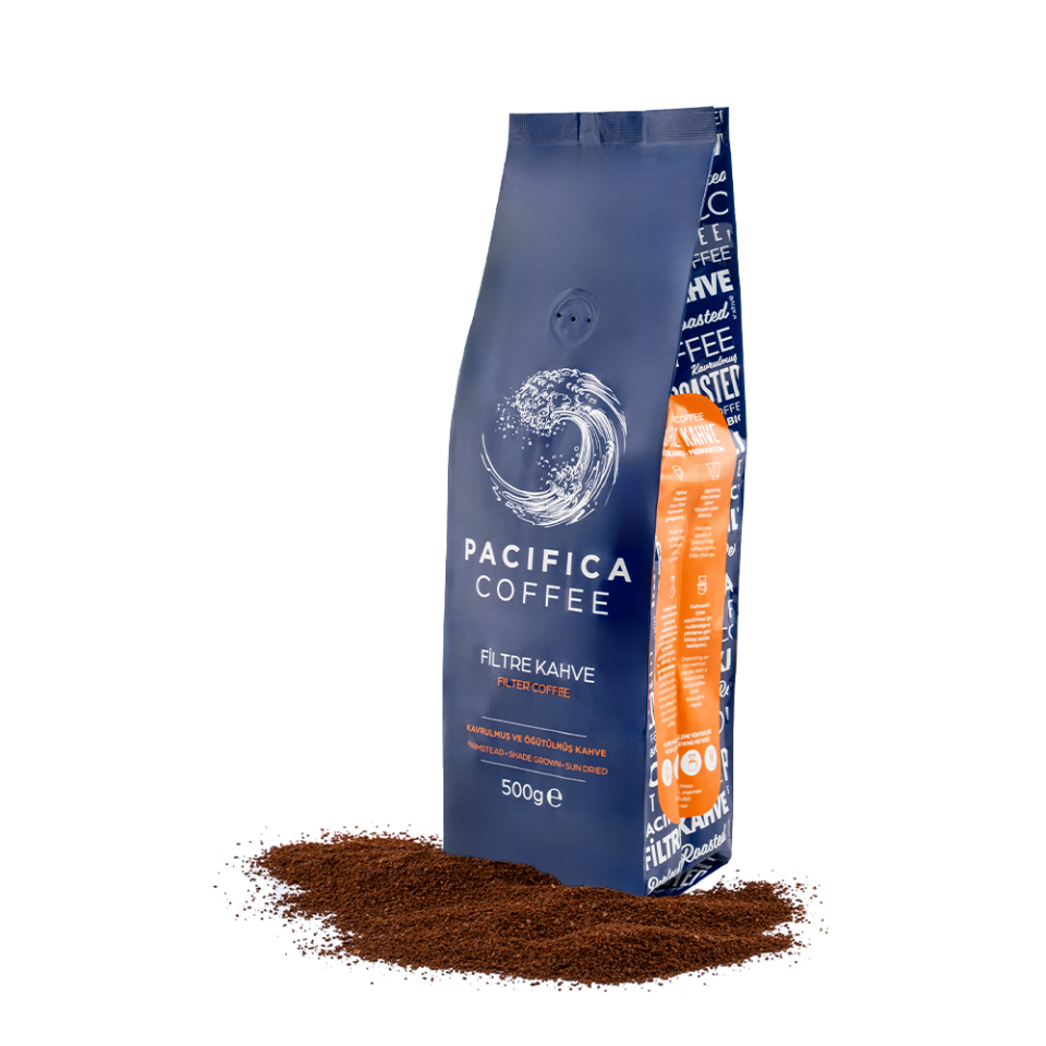 Coffee Pacifica Öğütülmüş Filtre Kahve (500 gr Poşet)