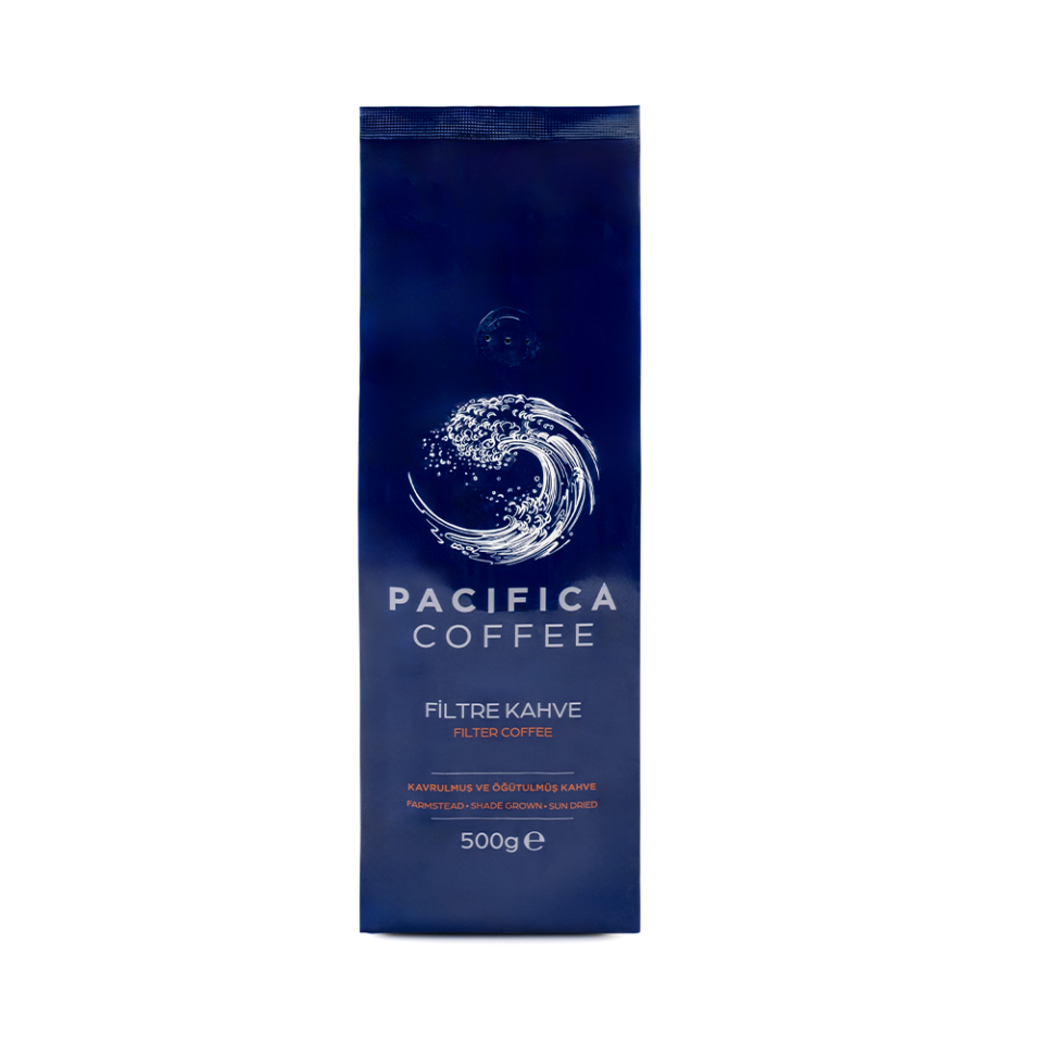Pacifica Coffee Öğütülmüş Filtre Kahve (500 gr Poşet)