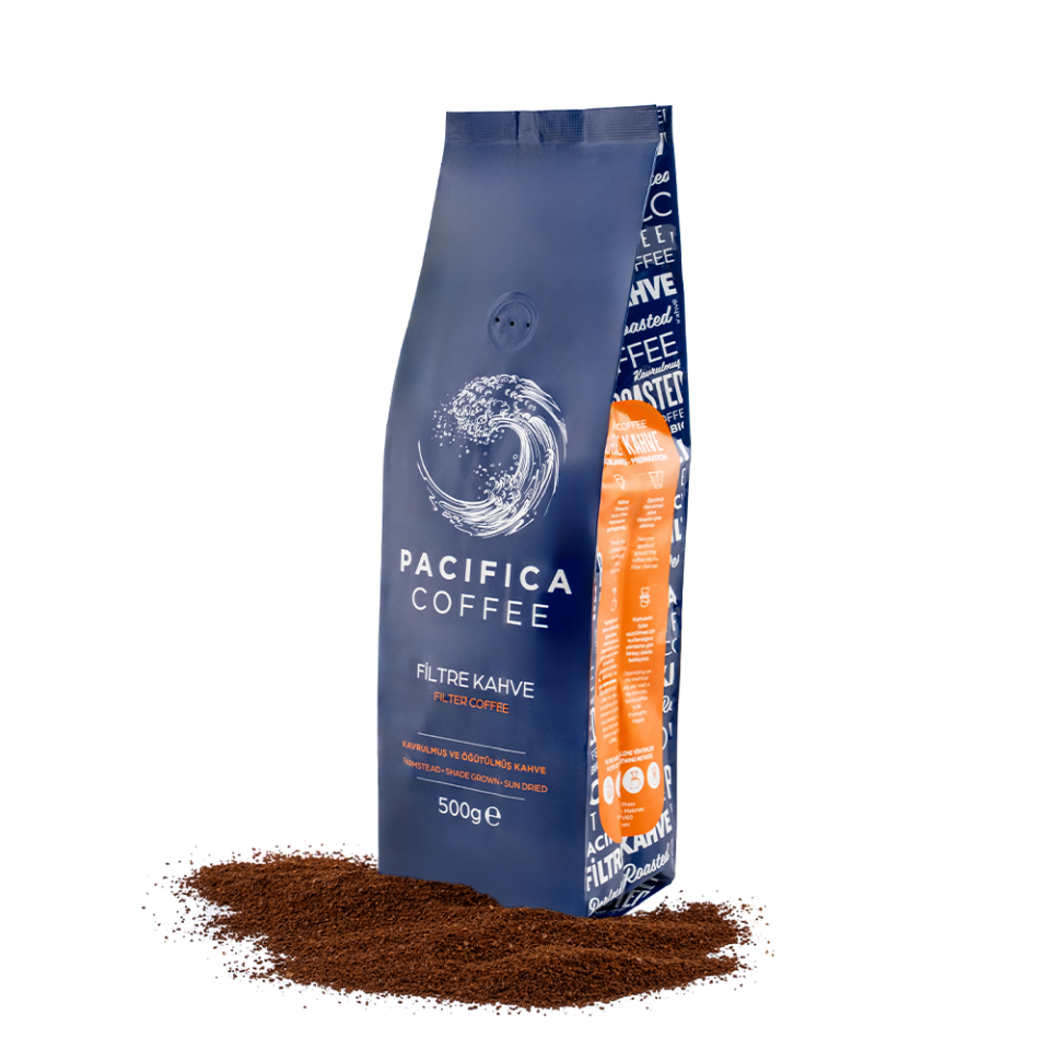 Pacifica Coffee Öğütülmüş Filtre Kahve (500 gr Poşet)
