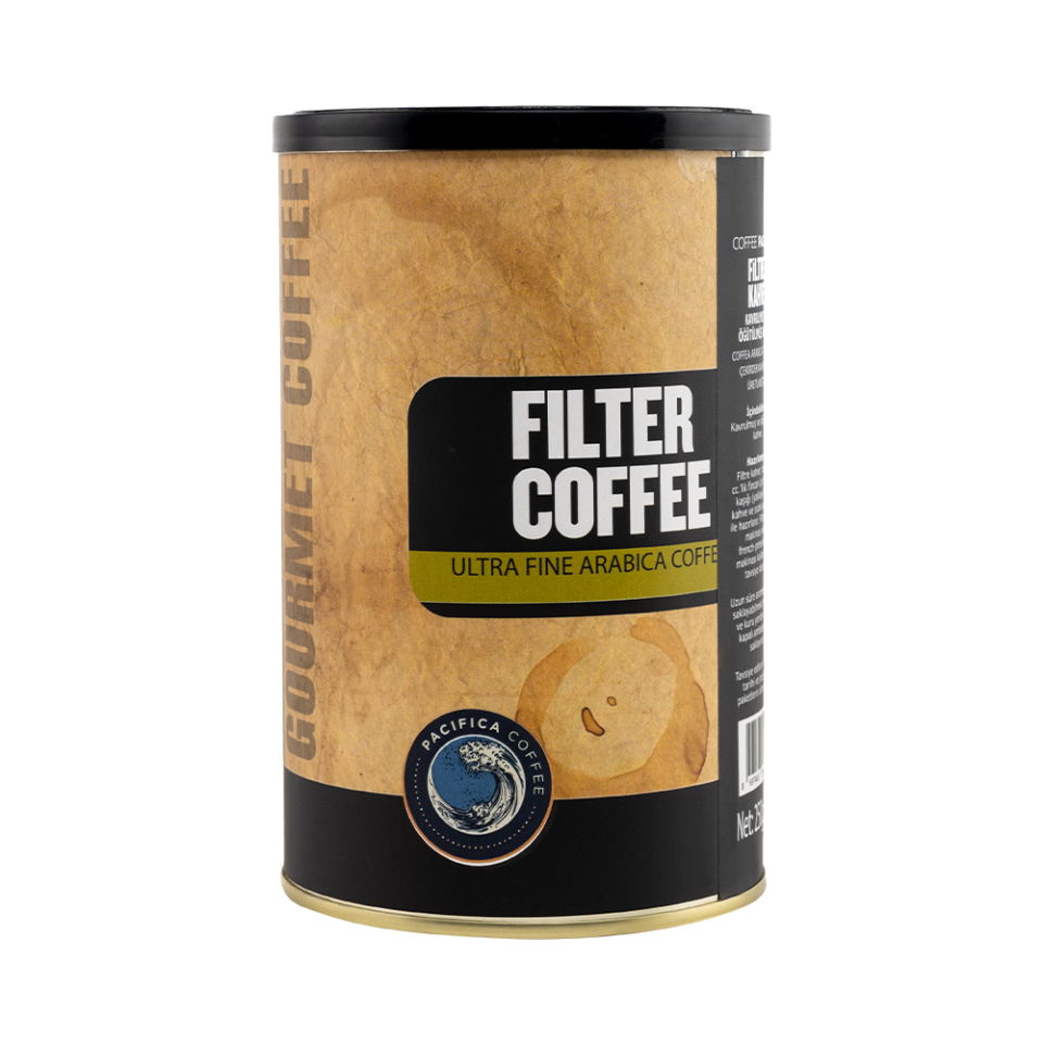 Coffee Pacifica Öğütülmüş Filtre Kahve (250 gr Teneke)