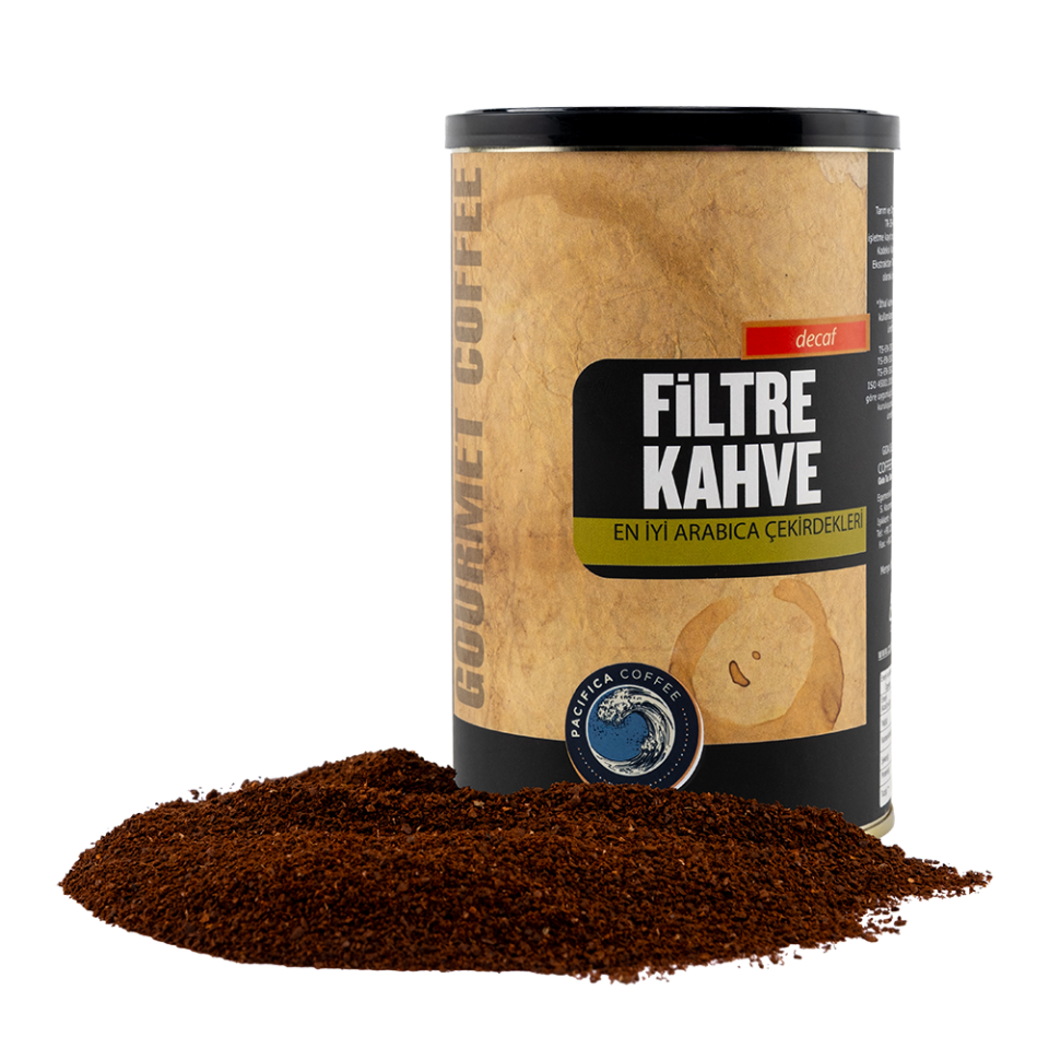 Pacifica Coffee Decaf Öğütülmüş Filtre Kahve (250 gr Teneke)