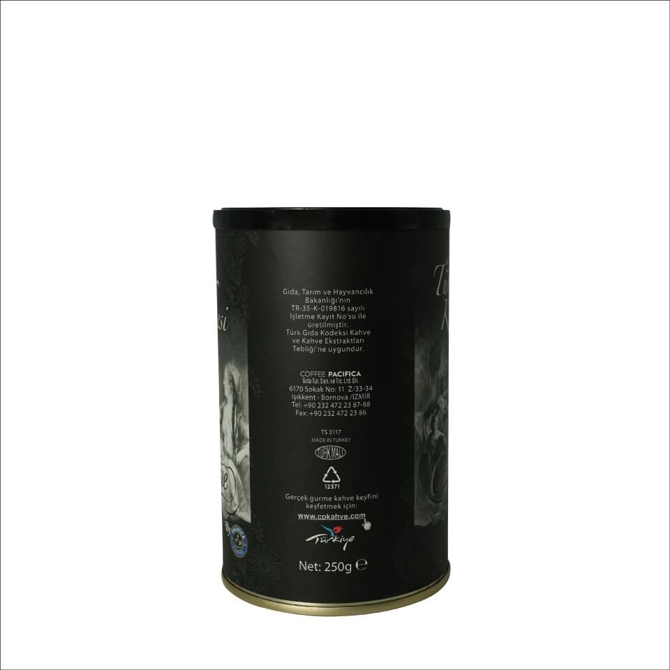 Pacifica Coffee Türk Kahvesi (250 gr Haleli Poşet)