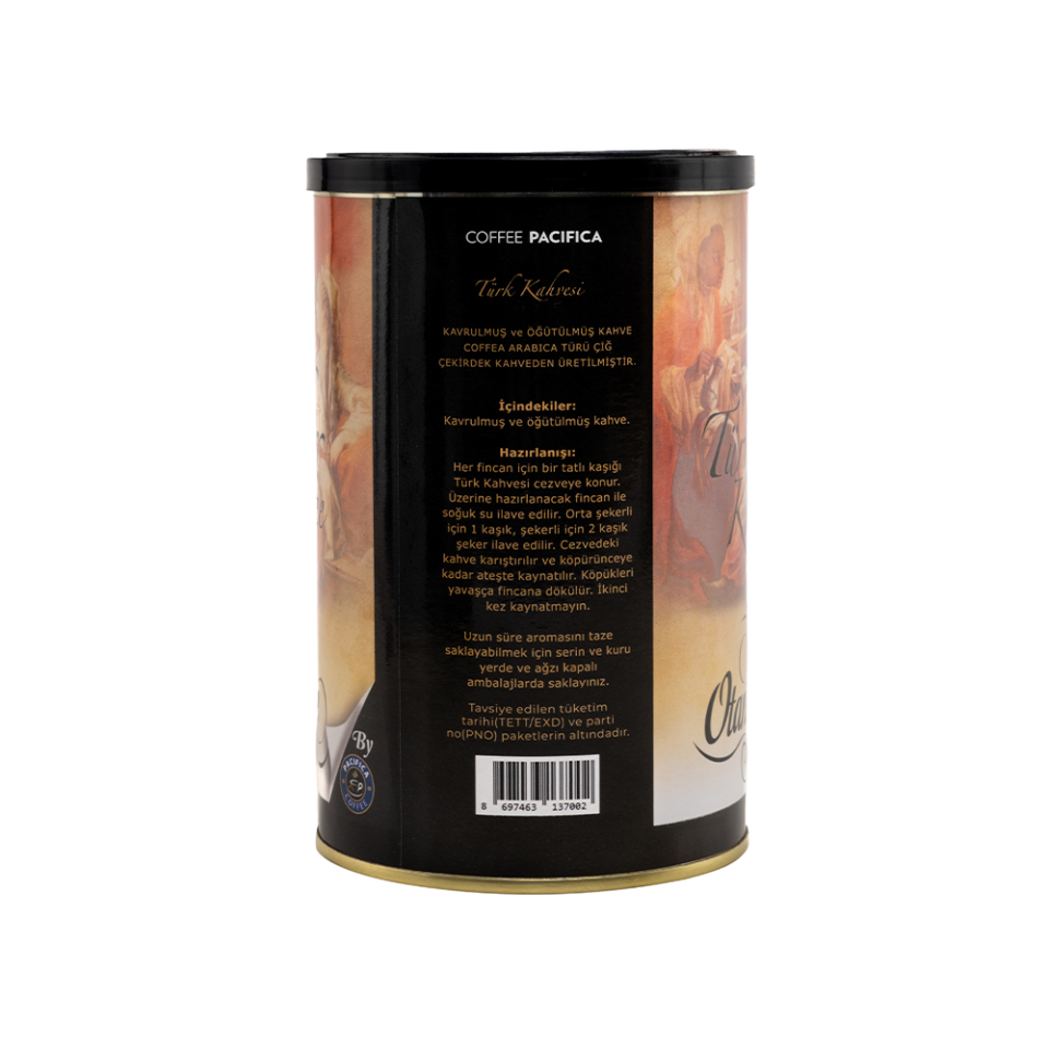 Coffee Pacifica Decaf Öğütülmüş Türk Kahvesi (250 gr)