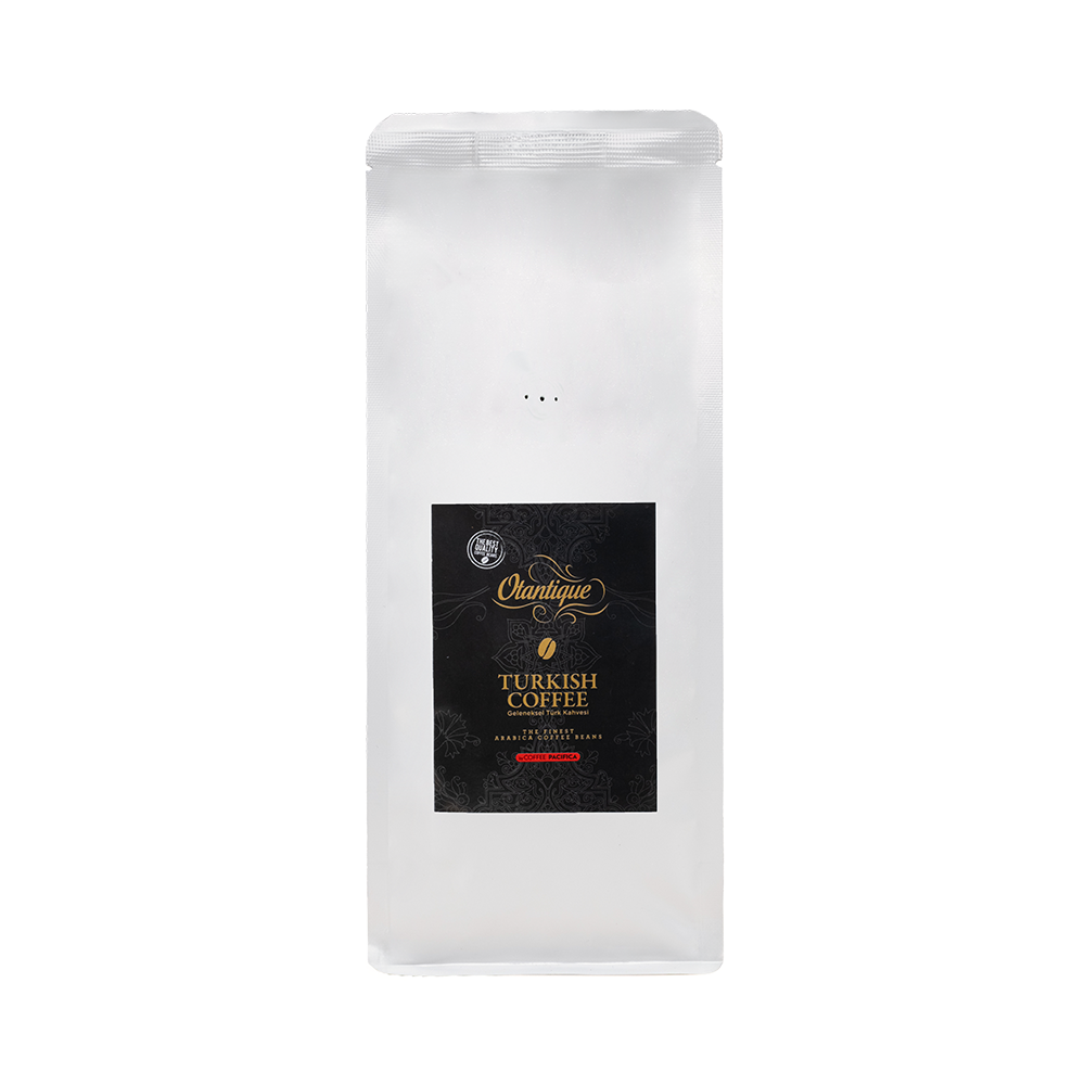Pacifica Coffee Orta Kavrum Türk Kahvesi Çekirdeği (1000 gr Poşet)