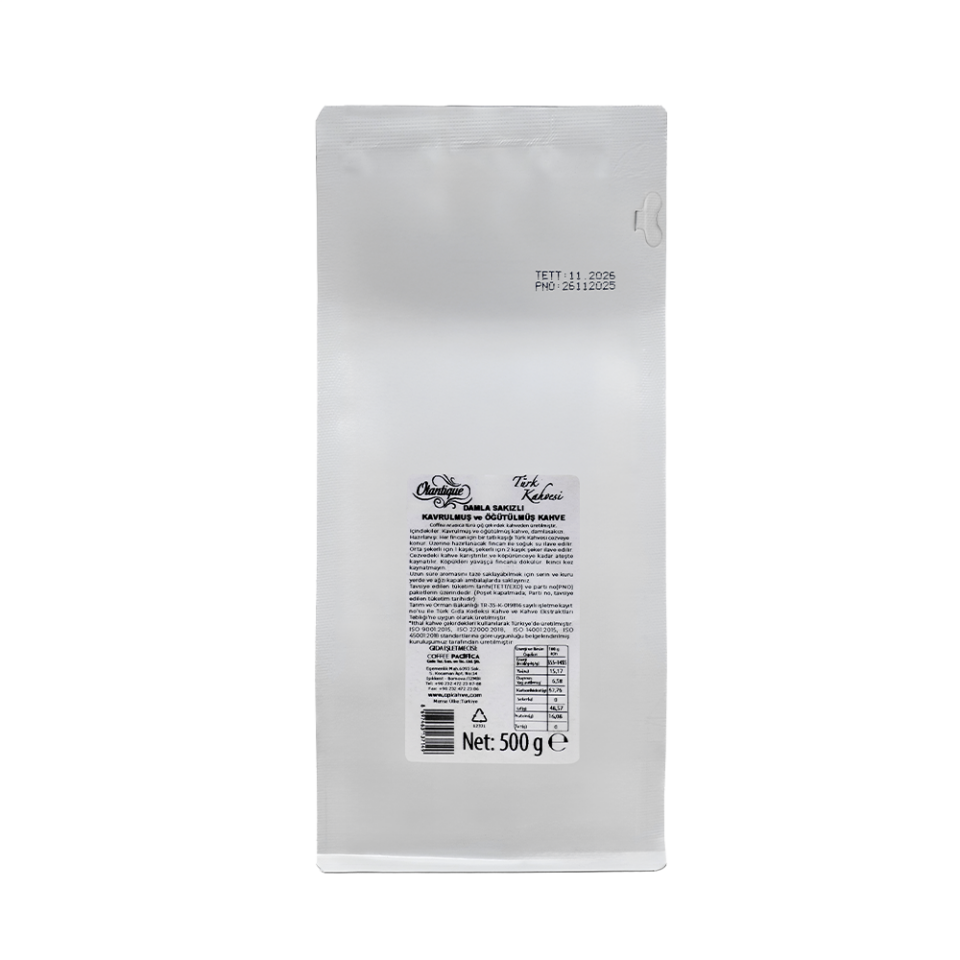 Pacifica Coffee Damla Sakızlı Türk Kahvesi (500 gr Poşet)
