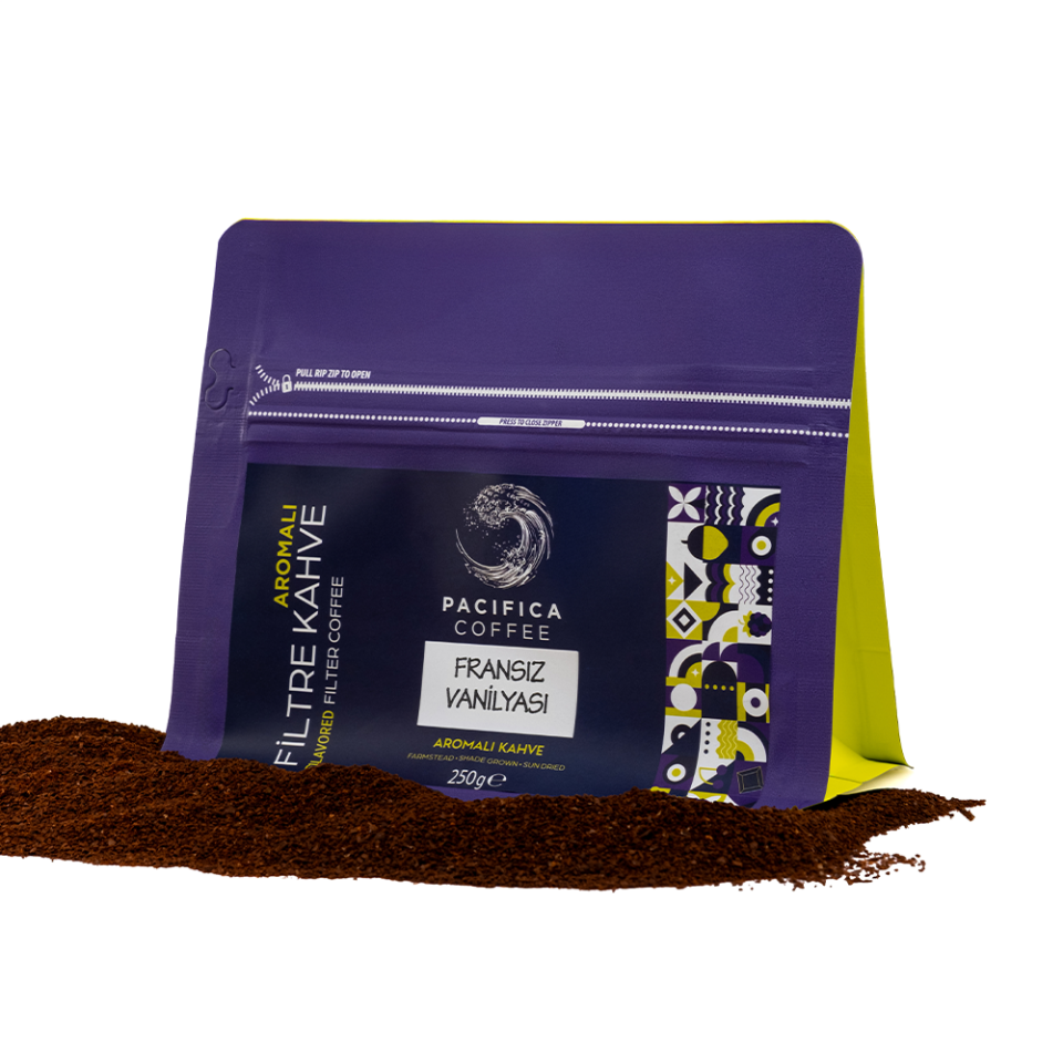 Coffee Pacifica French Vanilla Aromalı Filtre Kahve (250 gr)