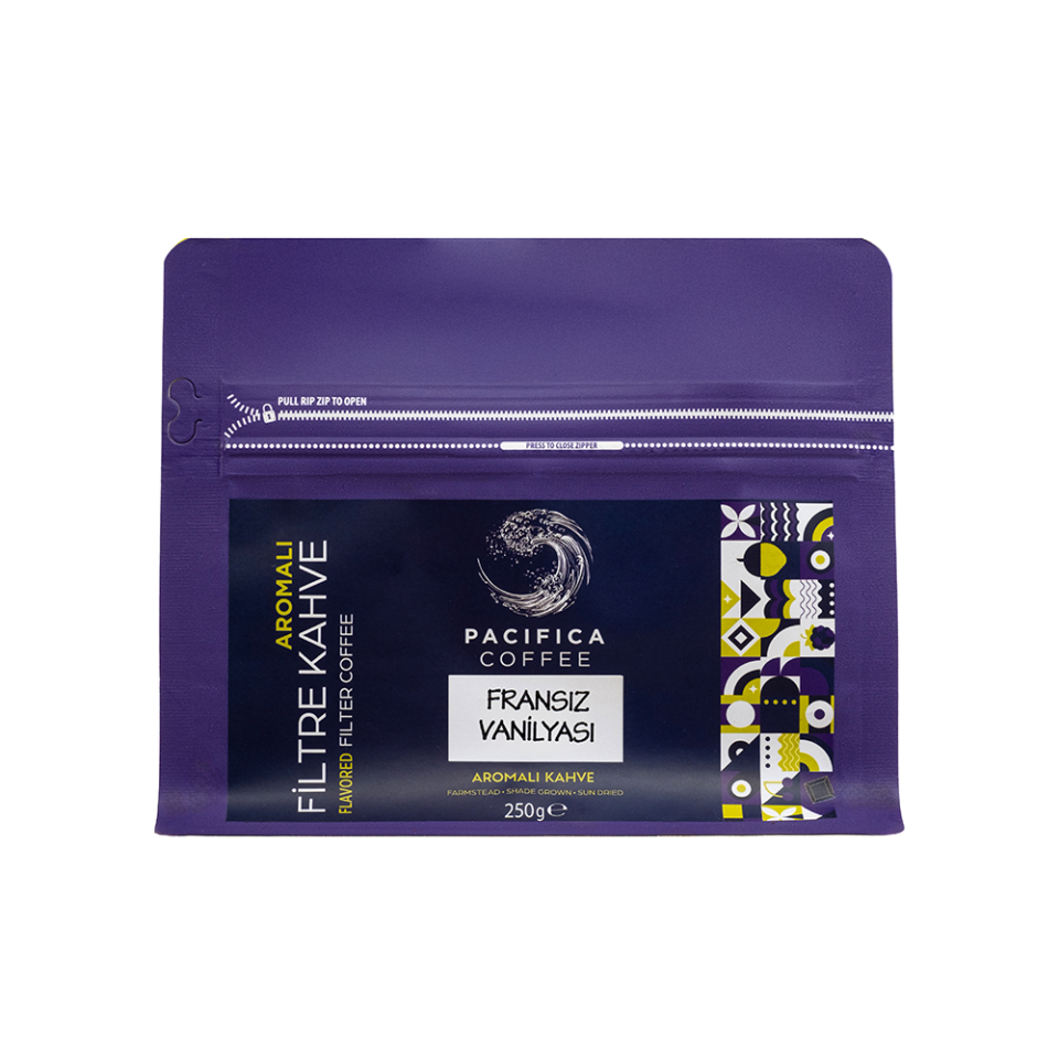 Coffee Pacifica French Vanilla Aromalı Filtre Kahve (250 gr)