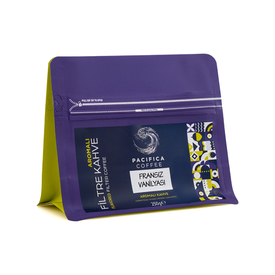Coffee Pacifica French Vanilla Aromalı Filtre Kahve (250 gr)