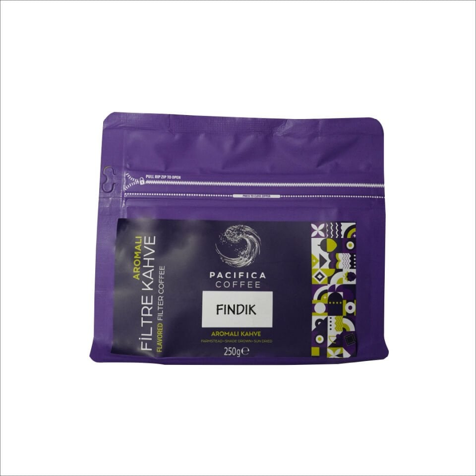 Pacifica Coffee Hazelnut Aromalı Filtre Kahve (250 gr Poşet)