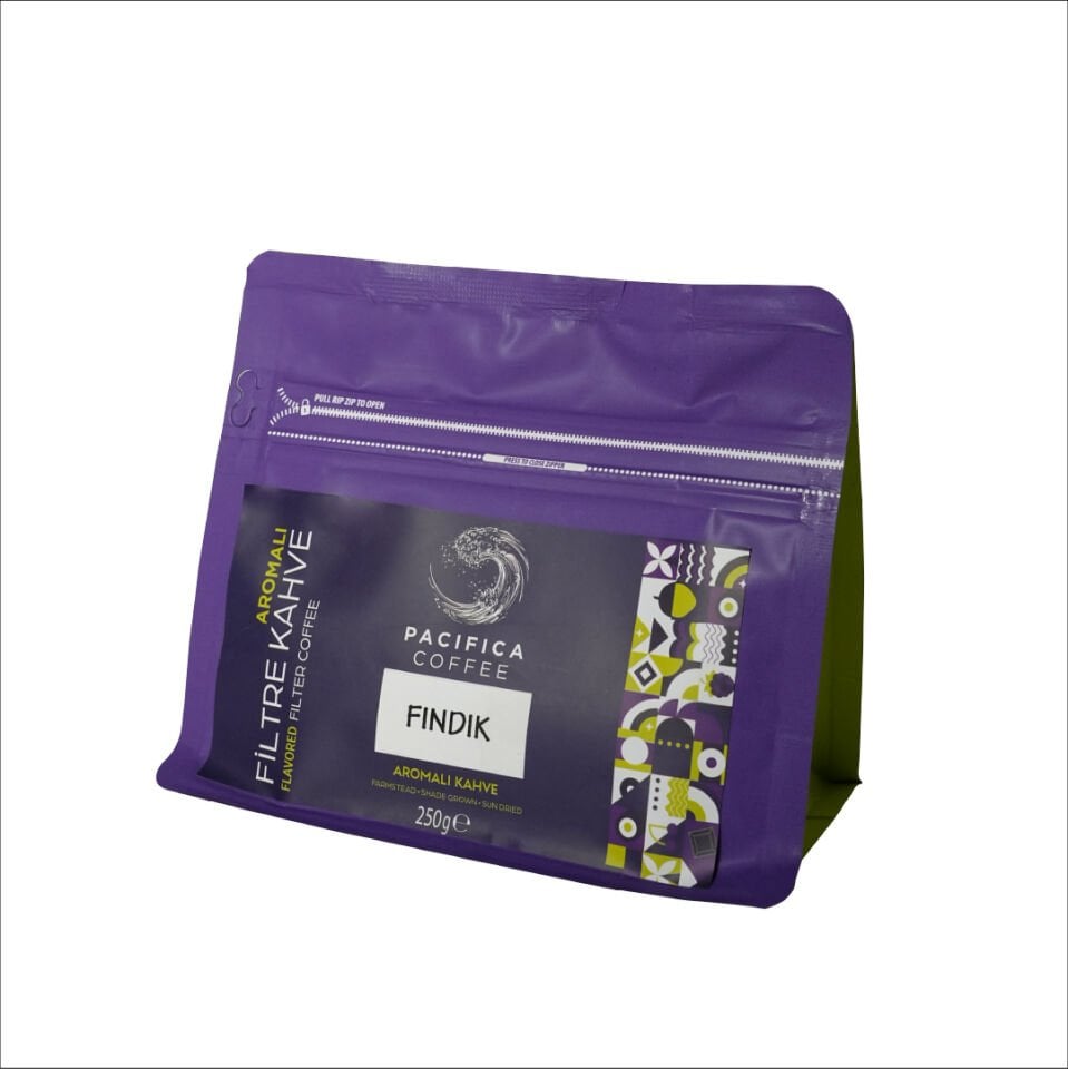 Pacifica Coffee Hazelnut Aromalı Filtre Kahve (250 gr Poşet)