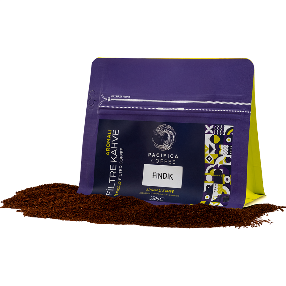 Pacifica Coffee Hazelnut Aromalı Filtre Kahve (250 gr Poşet)