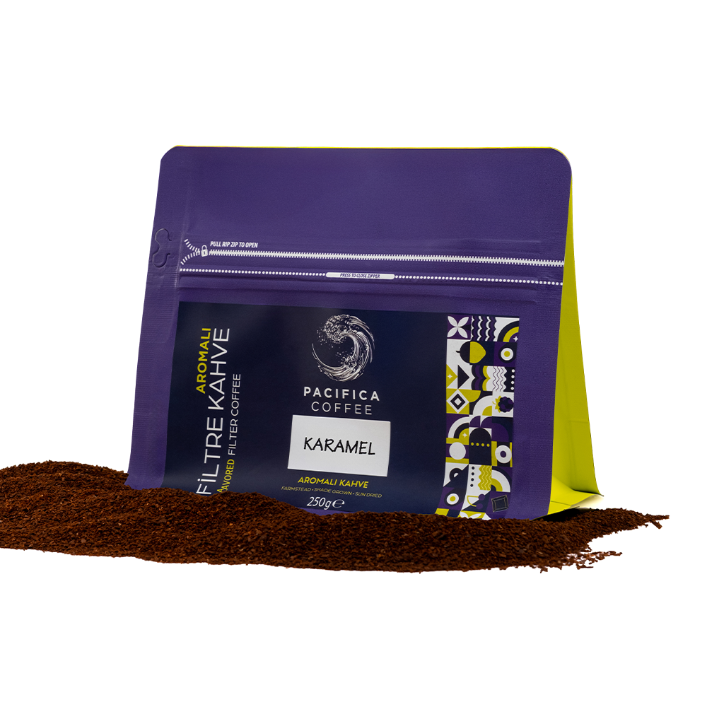 Coffee Pacifica Karamel Aromalı Filtre Kahve (250 gr)