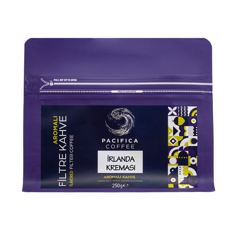 Pacifica Coffee Irish Cream Aromalı Kahve (250 gr Poşet)