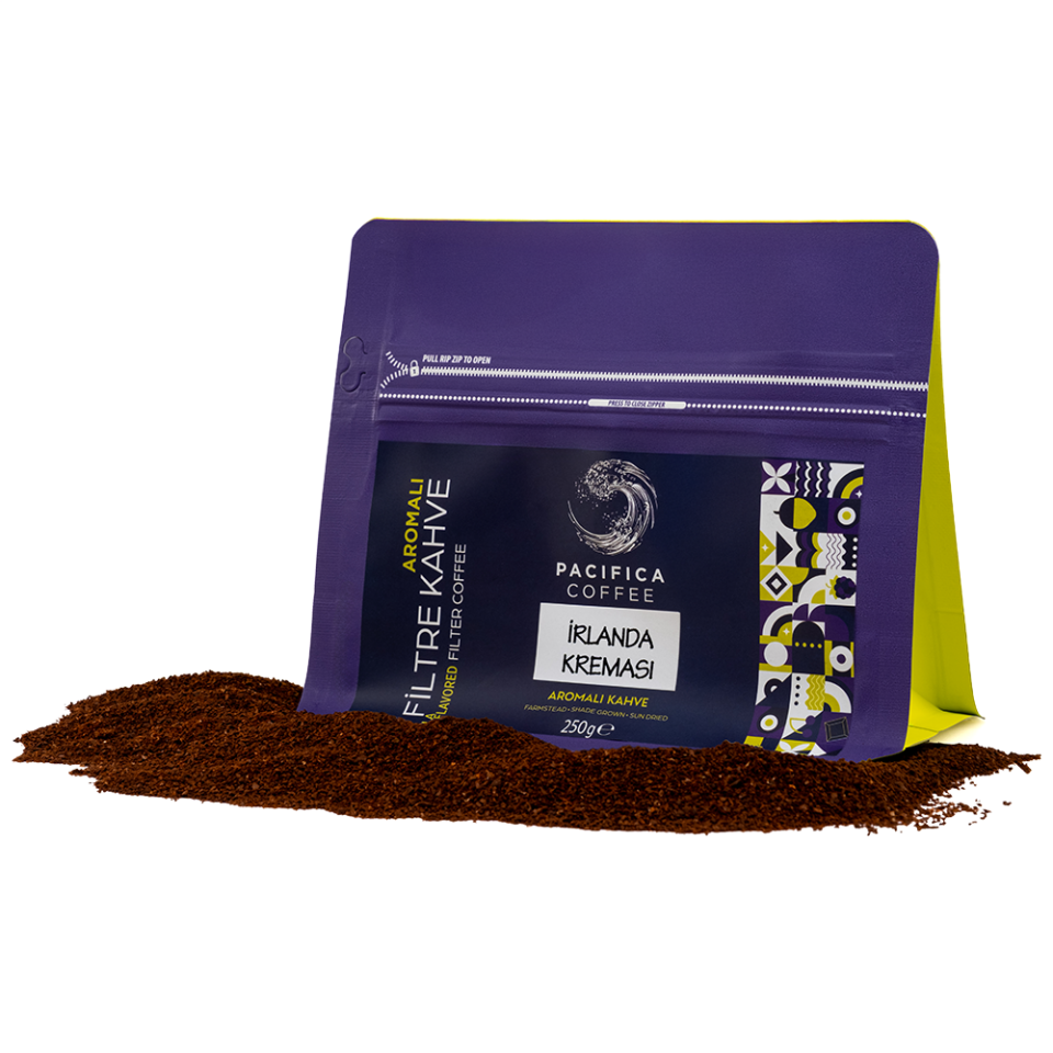 Pacifica Coffee Irish Cream Aromalı Kahve (250 gr Poşet)