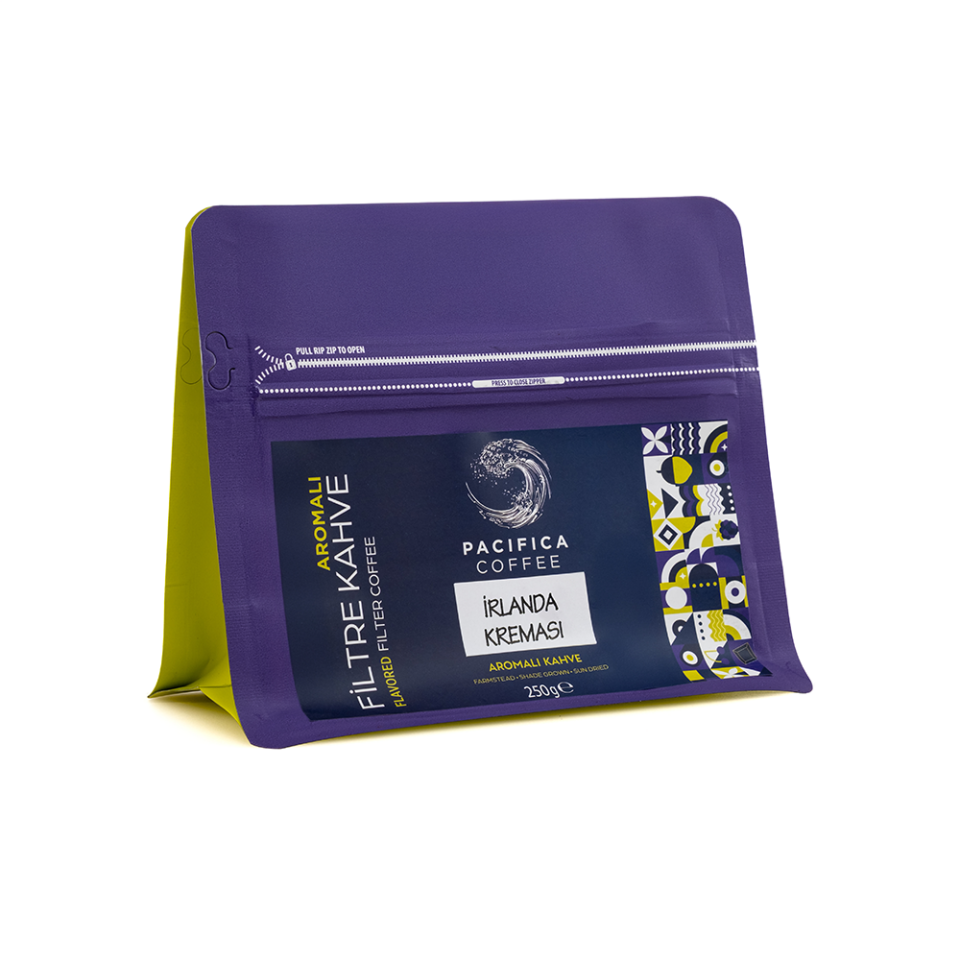 Coffee Pacifica Irish Cream Aromalı Filtre Kahve (250 gr)