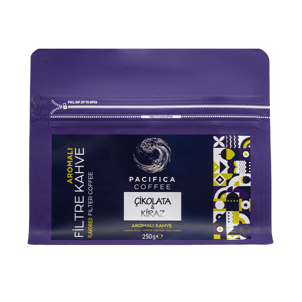 Pacifica Coffee Choco Cherry Aromalı Kahve (250 gr Poşet)