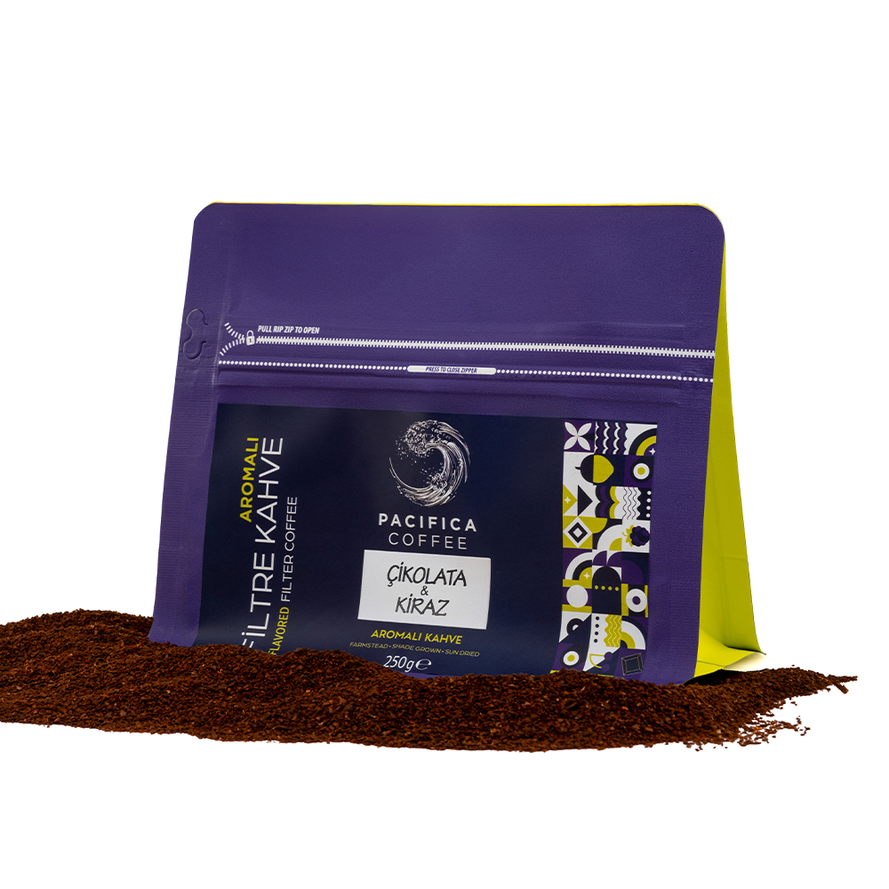 Coffee Pacifica Choco Cherry Aromalı Filtre Kahve (250 gr)