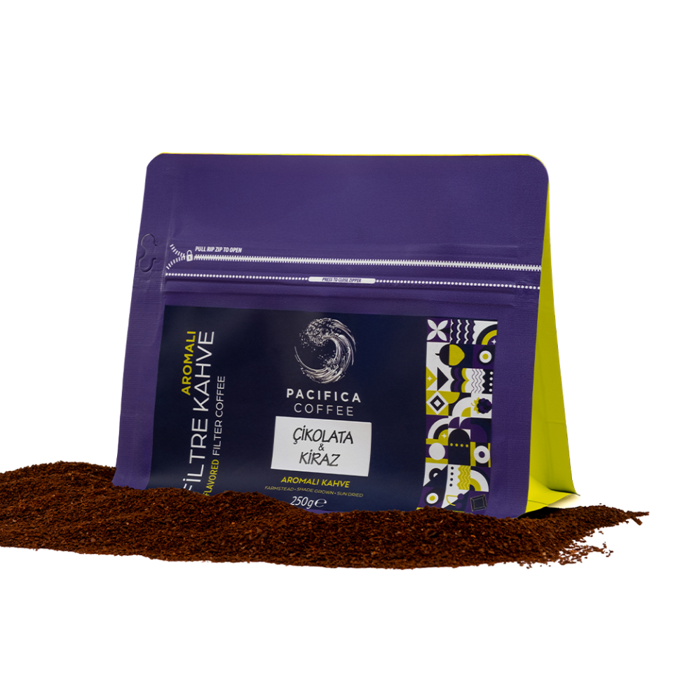 Coffee Pacifica Choco Cherry Aromalı Filtre Kahve (250 gr)