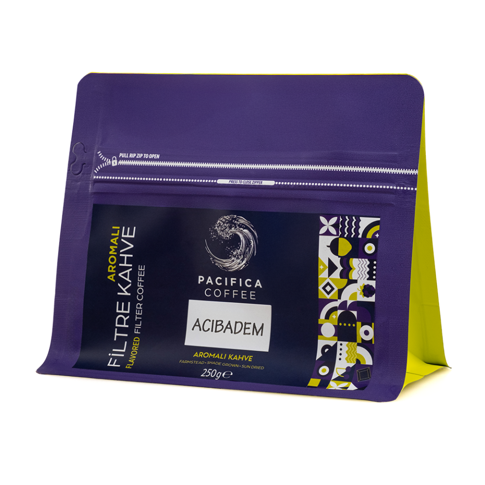 Pacifica Coffee Amaretto Aromalı Kahve (250 gr Poşet)