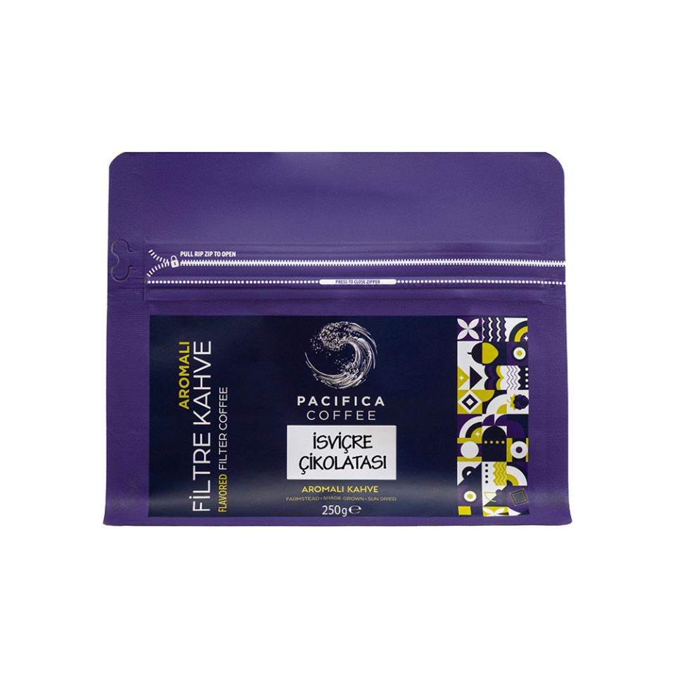 Coffee Pacifica Swiss Chocolate Aromalı Filtre Kahve (250 gr)
