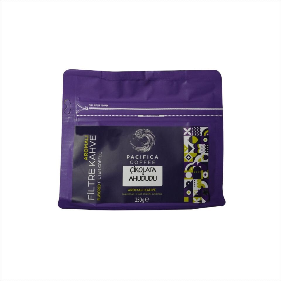 Pacifica Coffee Choco Rasperry Aromalı Kahve (250 gr Poşet)