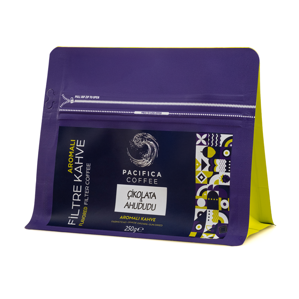 Pacifica Coffee Choco Rasperry Aromalı Kahve (250 gr Poşet)