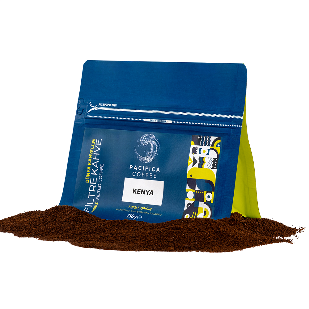 Coffee Pacifica Origin Kenya Öğütülmüş Filtre Kahve (250 gr)