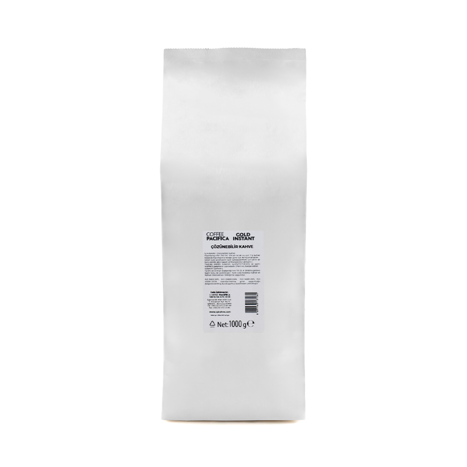Pacifica Coffee Gold İnstant Kahve (1000 gr Poşet)