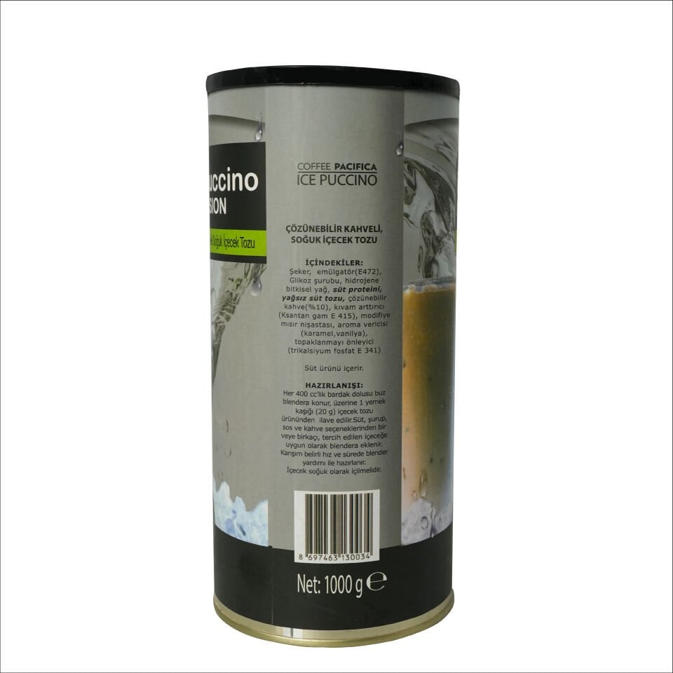 PACIFICA COFFEE FRAPPE TOZU KARAMEL TNK. 1000 GR