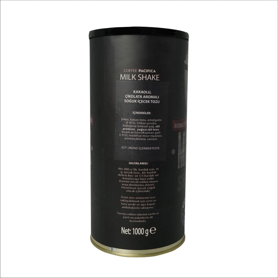 PACIFICA COFFEE MILK SHAKE ÇİKOLATA TNK. 1000 GR