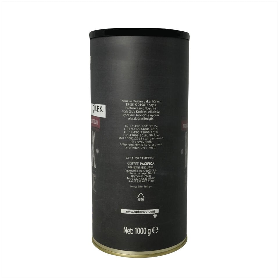 PACIFICA COFFEE MILK SHAKE ÇİKOLATA TNK. 1000 GR