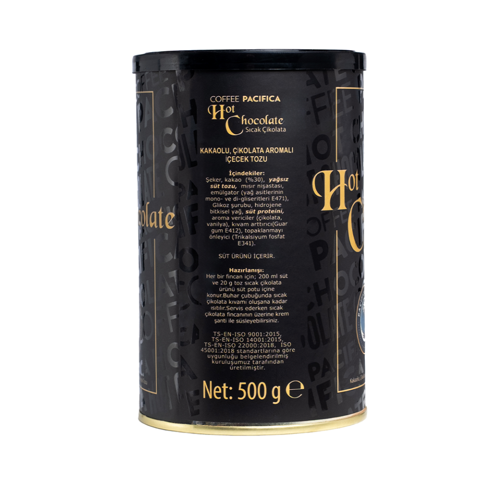 Coffee Pacifica Sıcak Çikolata Toz Karışım (500 gr)