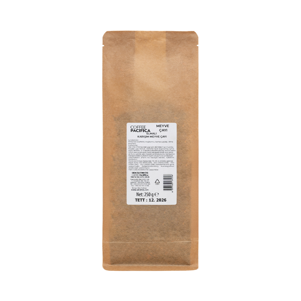 Pacifica Coffee Elmalı Karışım Meyve Çayı (250 gr Poşet)