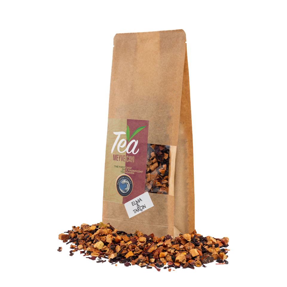 Pacifica Coffee Elma Meyveli Tarçınlı Karışık Meyve Çayı (250 gr - Poşet)