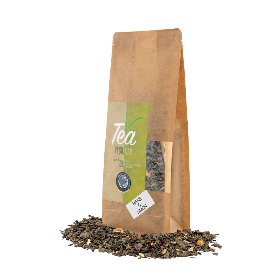 Coffee Pacifica Limonlu ve Naneli Karışım Yeşil Çay (250 gr)