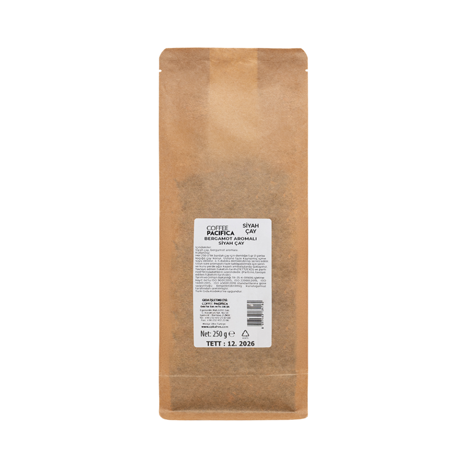 Coffee Pacifica Siyah Earl Grey Çayı (250 gr)