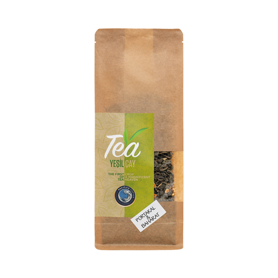 Pacifica Coffee Portakal & Baharat Aromalı Yeşil Çay (250 gr)
