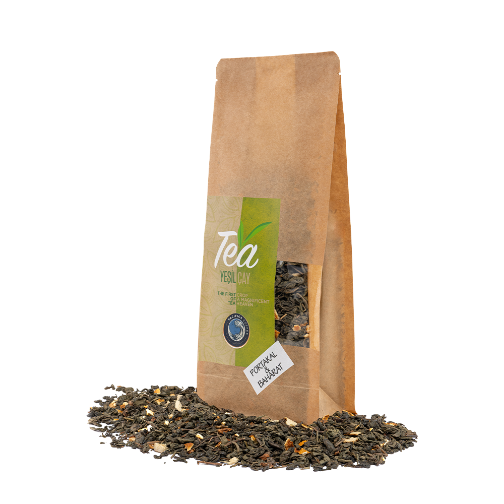 Pacifica Coffee Portakal & Baharat Aromalı Yeşil Çay (250 gr)