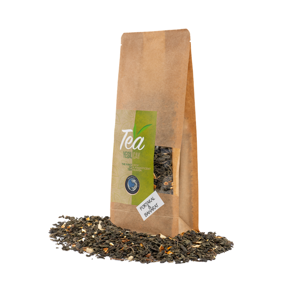 Pacifica Coffee Portakal & Baharat Aromalı Yeşil Çay (250 gr)