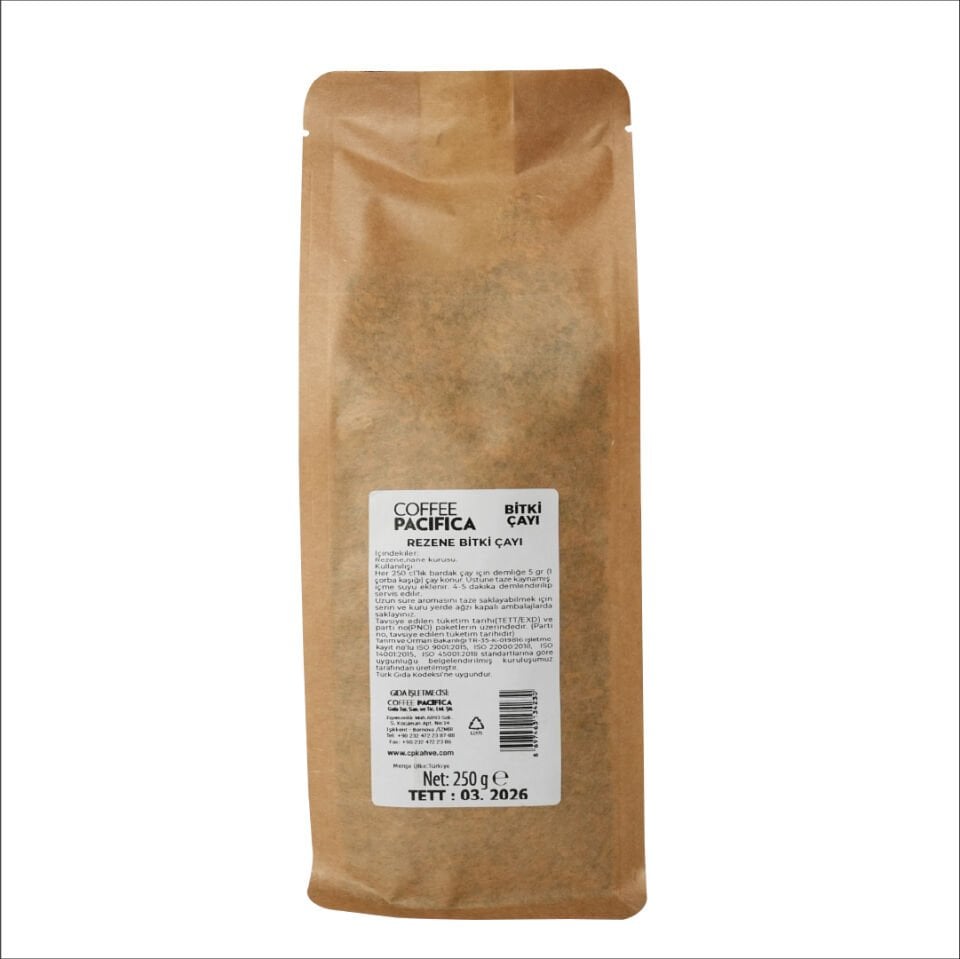 PACİFİCA COFFEE ÇAY REZENE PŞT. 250 GR