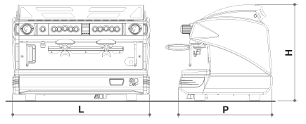 LA SPAZIALE ESPRESSO MAKİNESİ S8 EK DSP