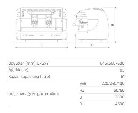 LA SPAZIALE ESP.MAKİNESİ S40 SUPREMA 2 GRP