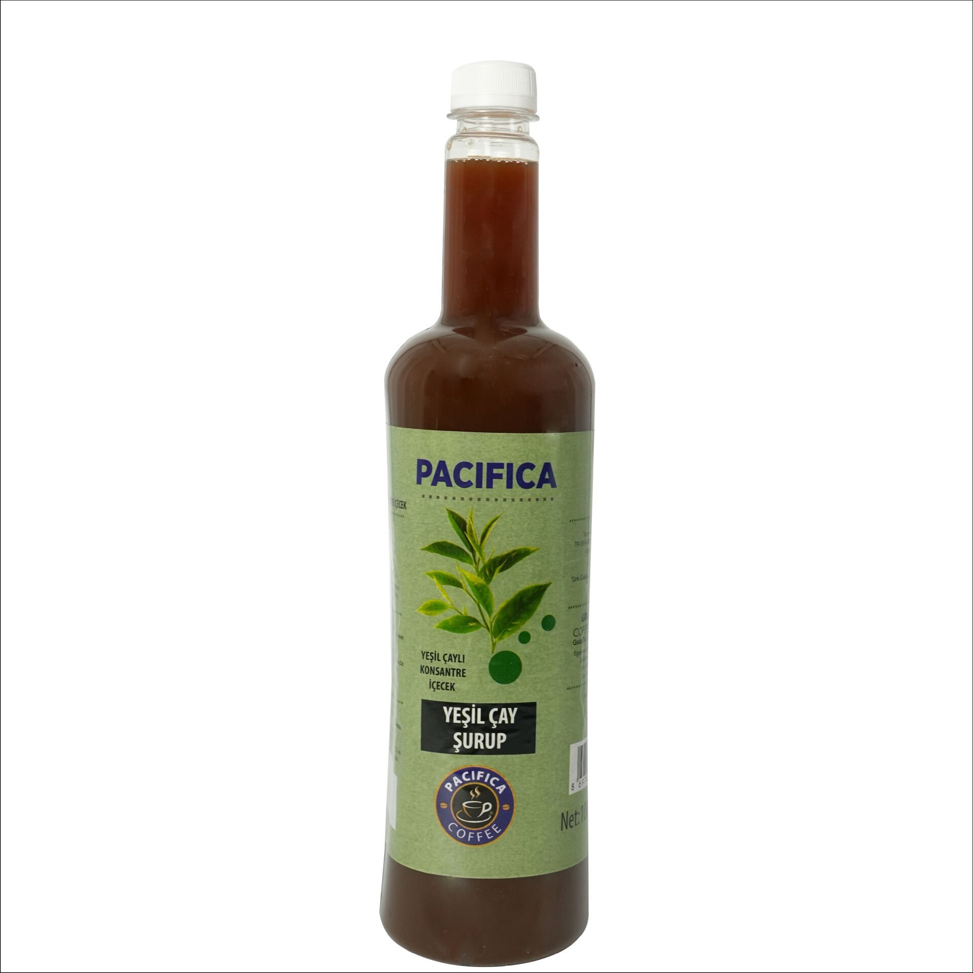 Pacifica Coffee Yeşil Çay Şurubu (1 Litre)