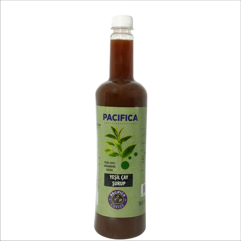 Pacifica Coffee Yeşil Çay Şurubu (1 Litre)