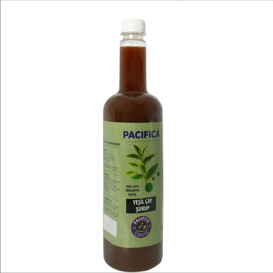 Pacifica Coffee Yeşil Çay Şurubu (1 Litre)