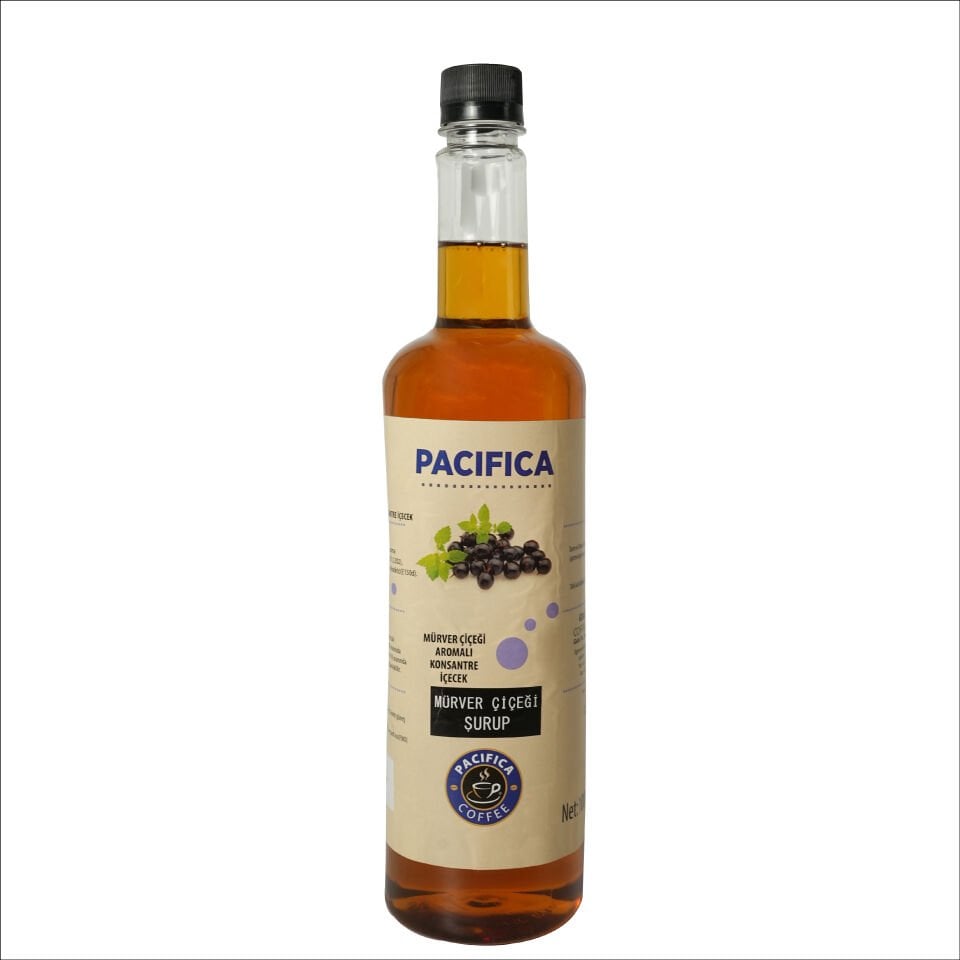Pacifica Coffee Mürver Çiçeği Şurubu (1 Litre)