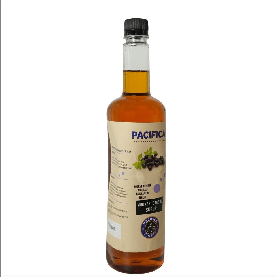Pacifica Coffee Mürver Çiçeği Şurubu (1 Litre)